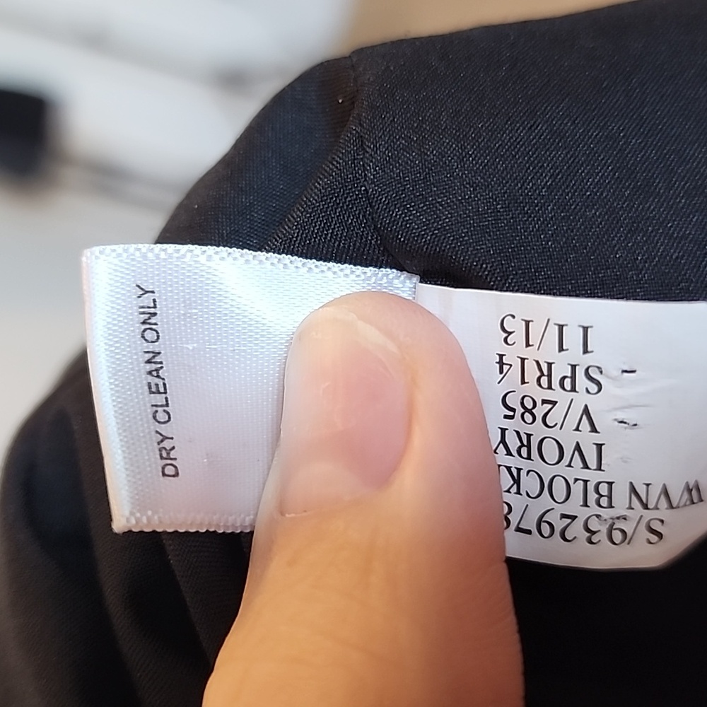 Banana Republic Black & White Colorblock Sheath Sleeveless Dress Women's Size 2 - Picture 9 of 9